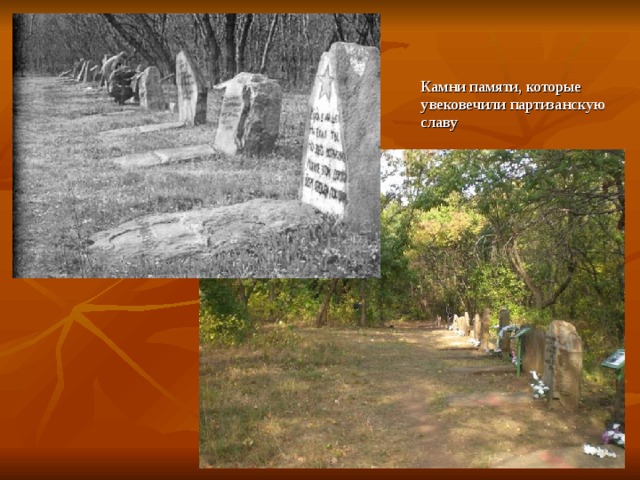  Камни памяти, которые увековечили партизанскую славу 