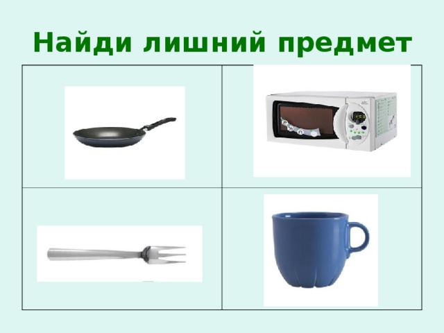 Найди лишний предмет 