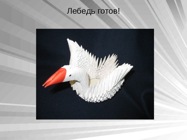 Лебедь готов! 