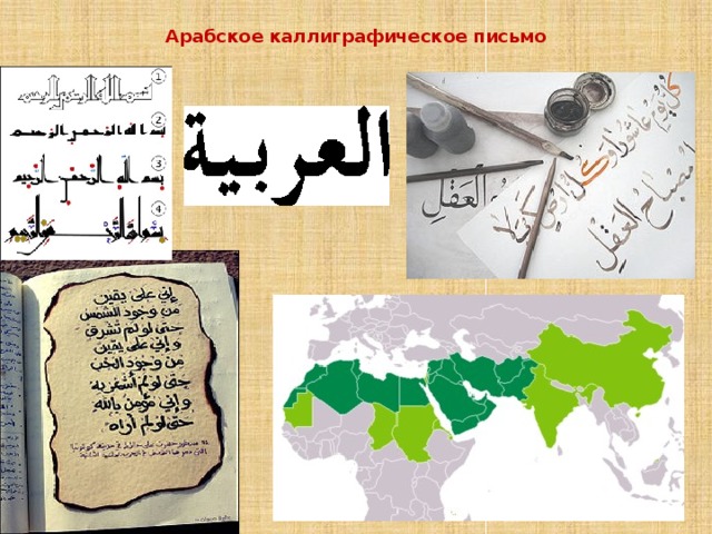 Арабское каллиграфическое письмо 