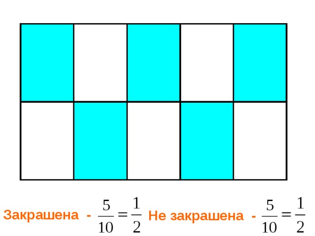 Закрашена - Не закрашена - 