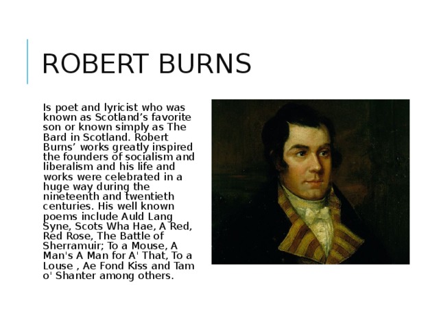 Burns poems