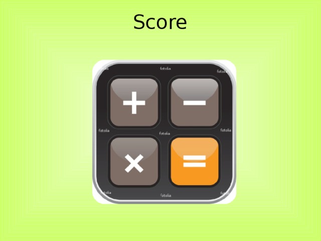 Score 