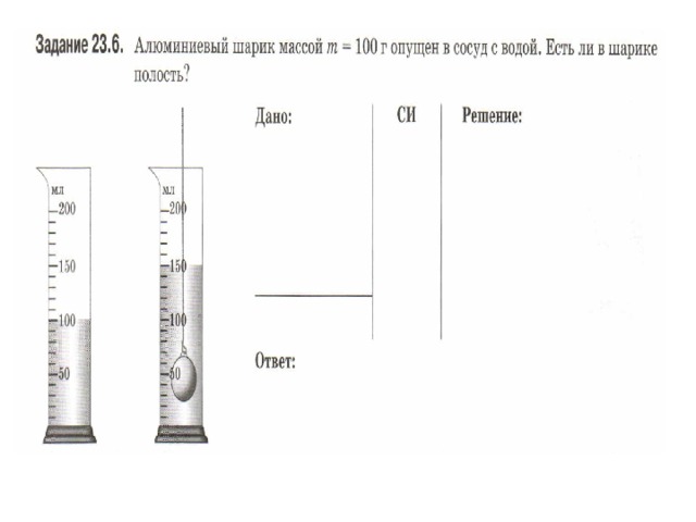 Масс 100. Плотность алюминиевого шарика. Масса воды в цилиндре. Определение массы алюминиевого шарика. Вес шарика с водой.