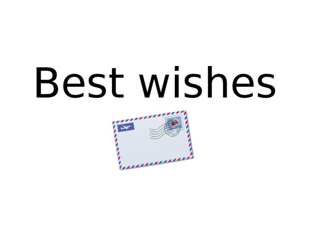 Best wishes 