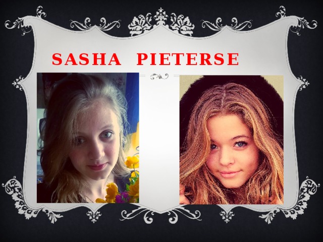 Sasha pieterse 