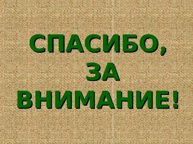 СПАСИБО,  ЗА ВНИМАНИЕ! 
