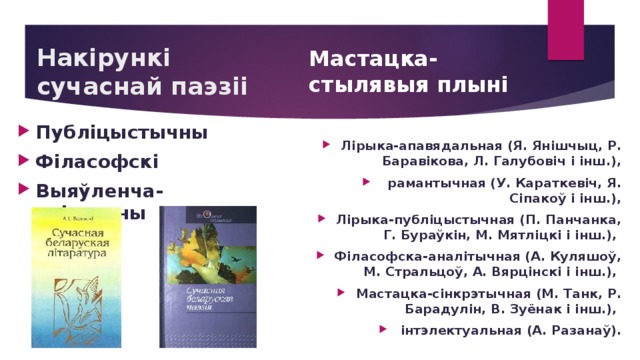 Новые жанры у беларускай паэзіі 1990 гадоў