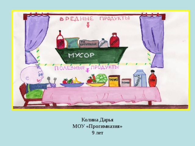 Колина Дарья  МОУ «Прогимназия»  9 лет 