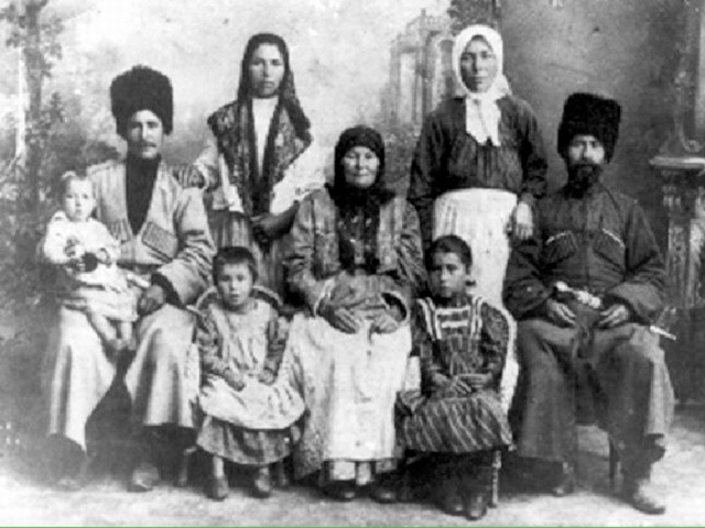 Семейство кубанского казака  