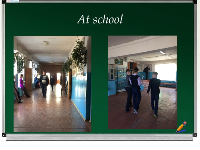 At school 