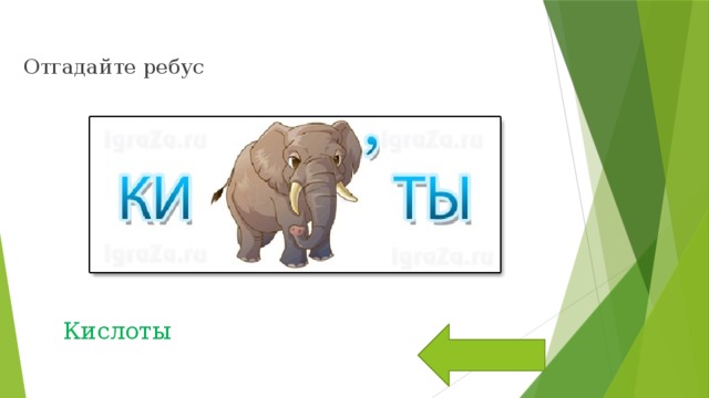 Отгадайте ребус Кислоты 