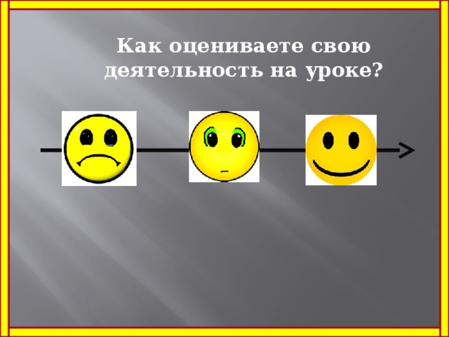Как оцениваете свою деятельность на уроке? 
