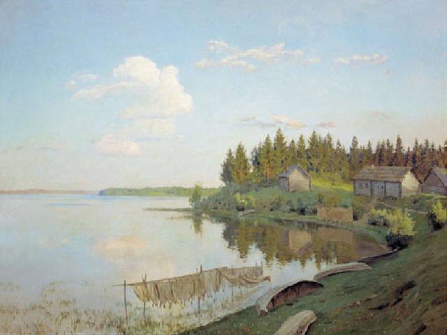 И. Левитан. На озере. 1893г.  