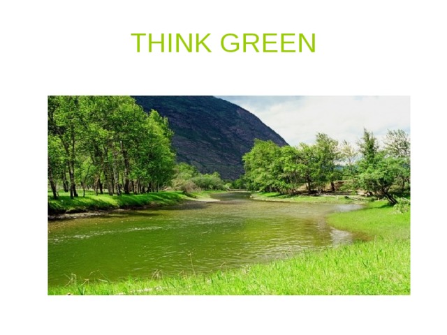 THINK GREEN 
