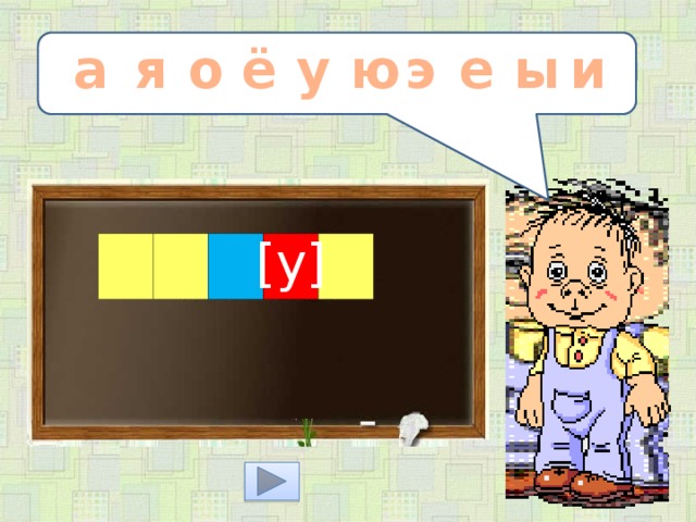 ё э и ы а а я о е у ю [у]  