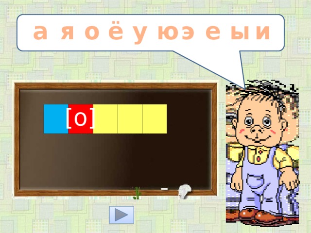 ё э и ы а а я о е у ю [о]  