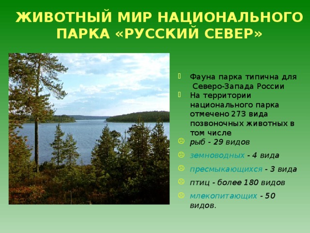 Презентация памятники природы вологодской области