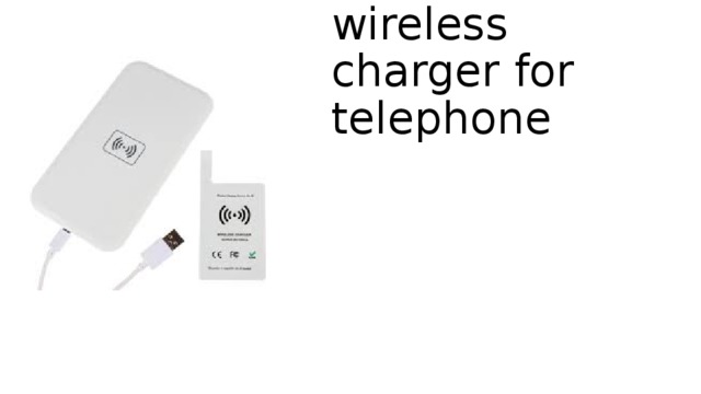 wireless charger for telephone