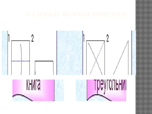 Базовые формы ОРИГАМИ