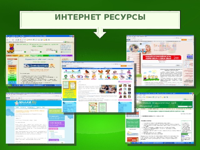 ИНТЕРНЕТ РЕСУРСЫ 