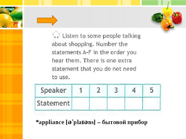 Listen again and match the speakers