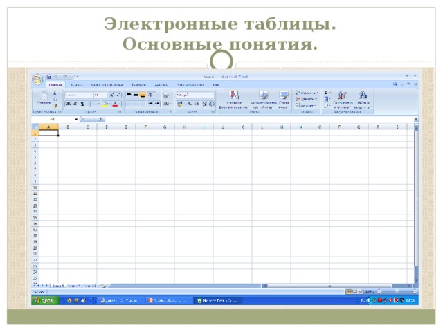 Назначение электронных таблиц. Основные понятия электронных таблиц. Понятие электронной таблицы. Электронная таблица схема. Основные понятия и определения электронных таблиц.