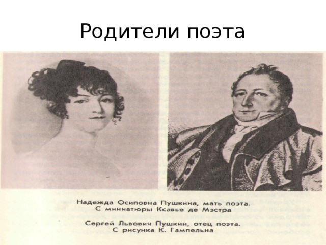 Родословная Александра Сергеевича Пушкина