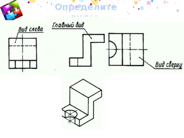 Определите виды 