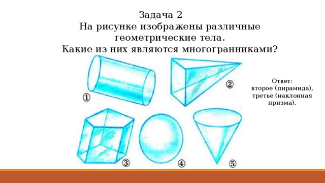 На рисунке изображены основания известных тебе геометрических тел