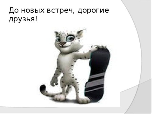 До новых встреч, дорогие друзья! 