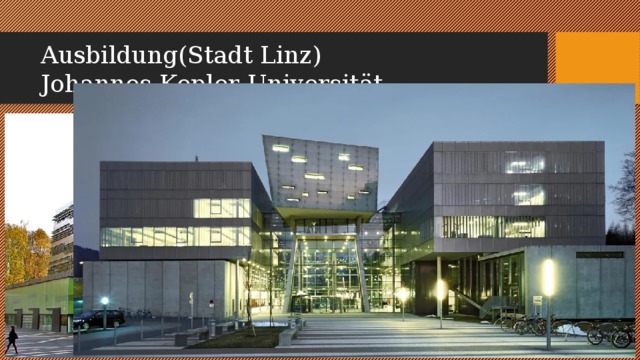 Ausbildung(Stadt Linz)  Johannes Kepler Universität 