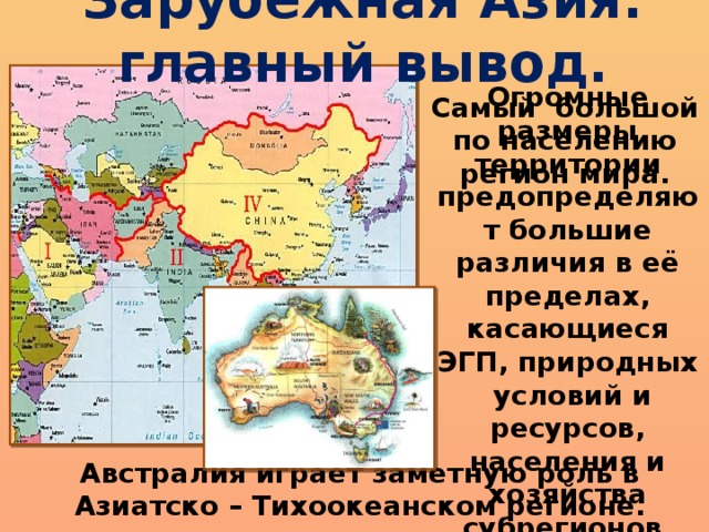 Презентация страны азии. Субрегионы зарубежной Азии природные ресурсы. Природные условия и ресурсы зарубежной Азии. Зарубежная Азия вывод. Зарубежная Азия Австралия.