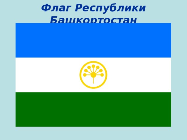 Флаг Республики Башкортостан 