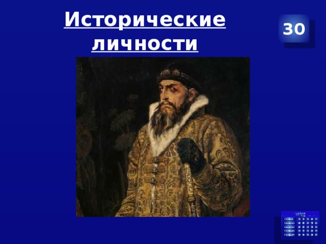 Исторические личности 30 