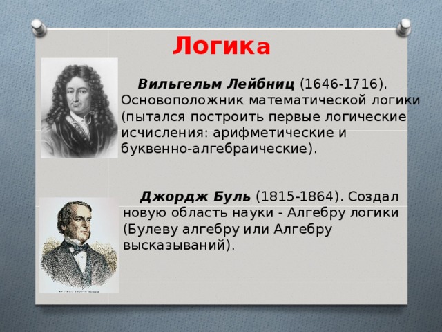 Презентация на тему алгебра логики 10 класс