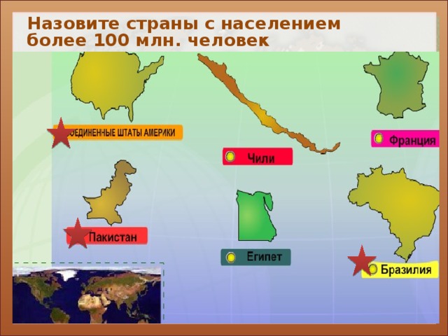 Население свыше 100 млн