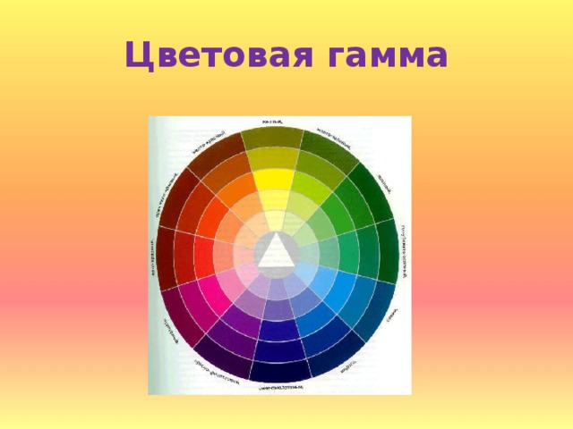 Цветовая гамма 