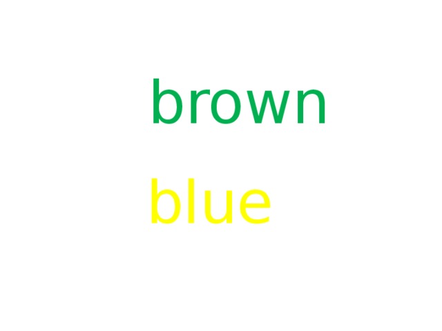 brown blue  