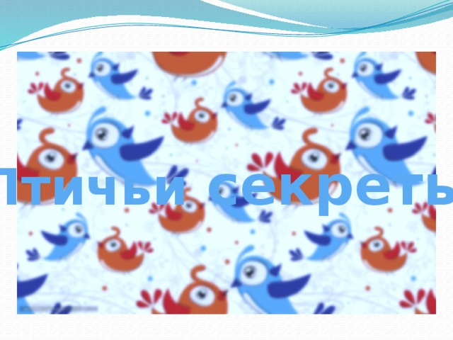 Птичьи секреты 
