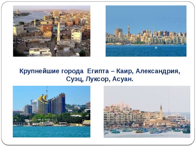 Какие вы знаете крупные города. Столица и крупные города Египта. Крупнейшие города Египта. Главный город Египта. Крупные города Египта с названием.