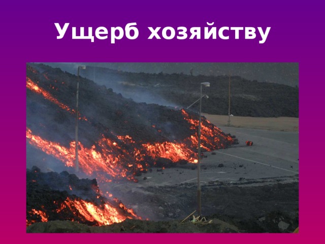 Ущерб хозяйству 