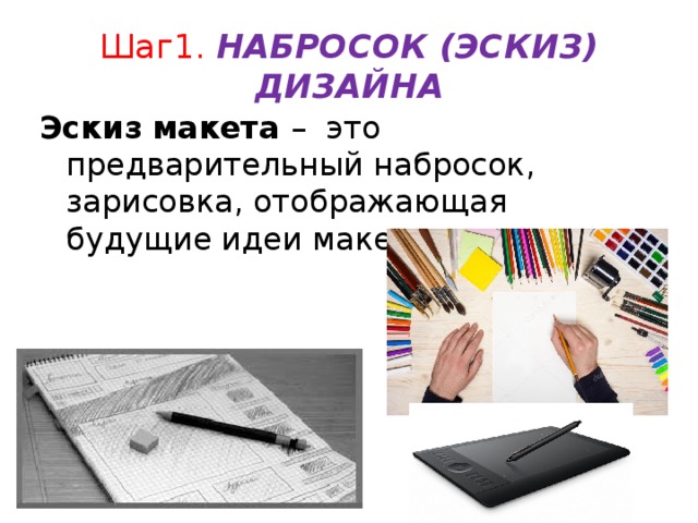 Эскиз макета книги