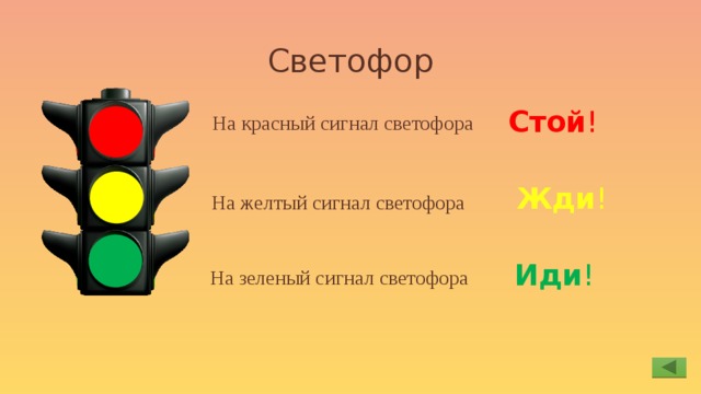 Светофор картинка желтый