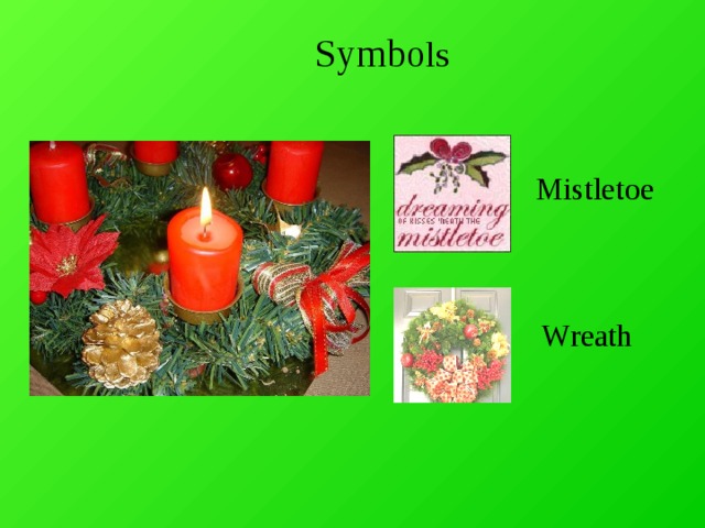 Symbo ls Mistletoe  Wreath
