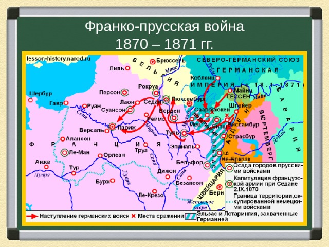 Франко-прусская война  1870 – 1871 гг. 