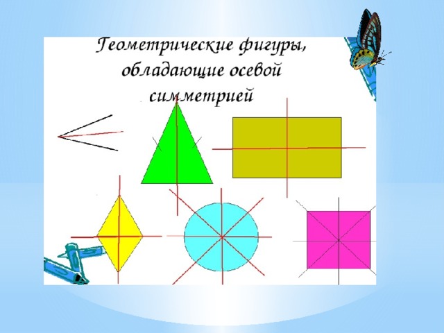 Оси симметрии картинки примеры