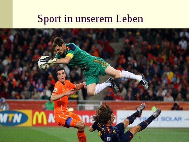 Sport in unserem Leben