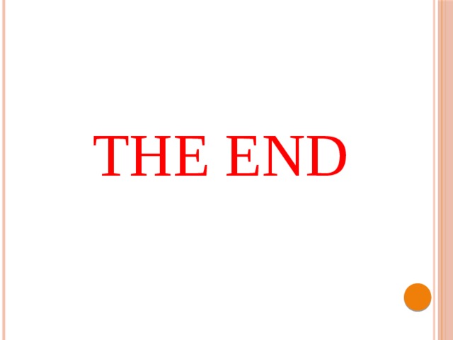  THE END 