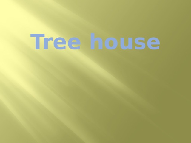 Tree house 